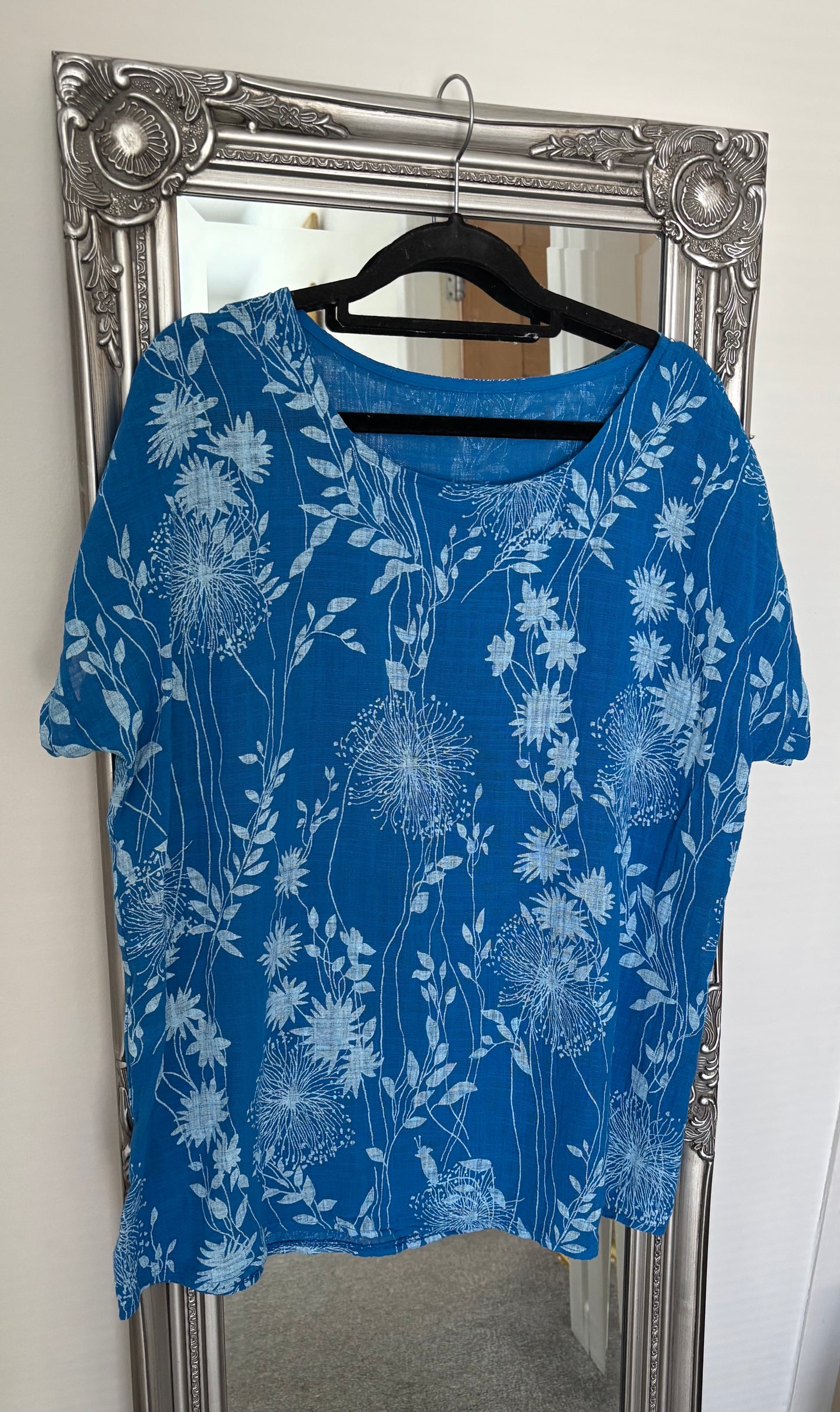Cap Sleeve Cotton Tunic