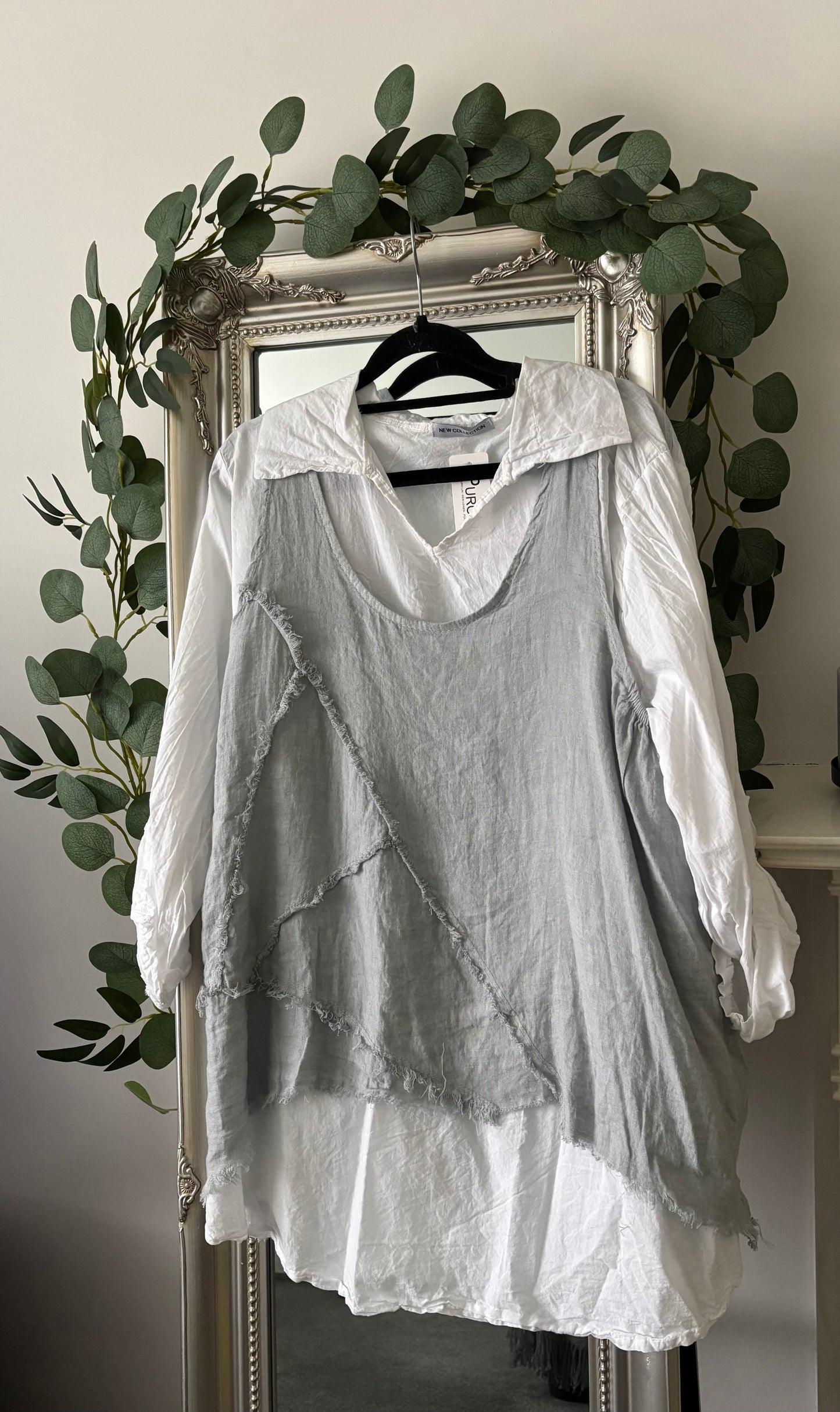 LInen/Cotton 2 Piece Tunic Set