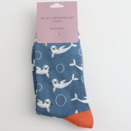 Bamboo Socks For Women - Seals