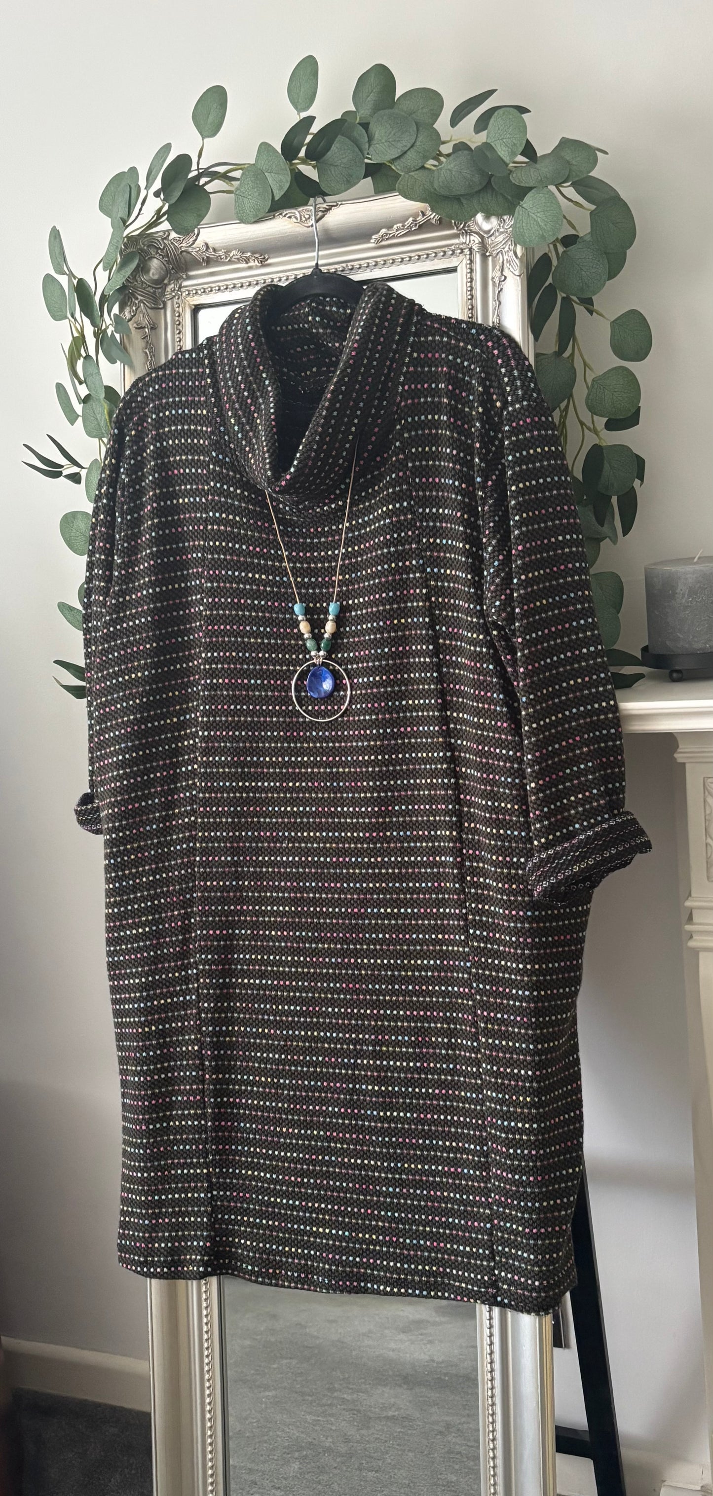 Cowl Neck Cosy Dress