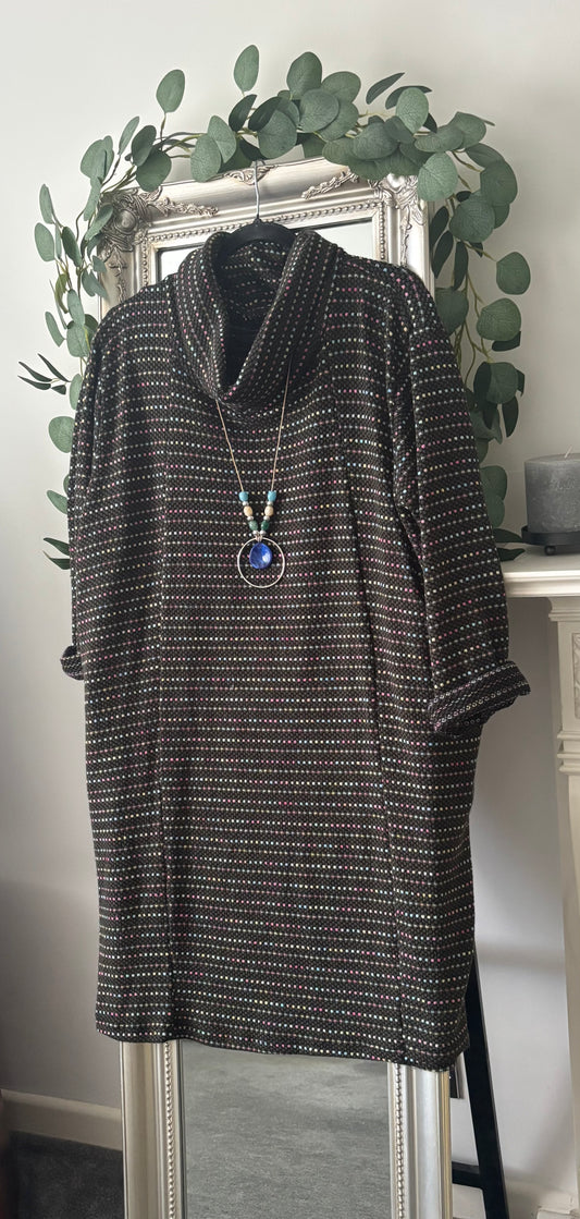 Cowl Neck Cosy Dress