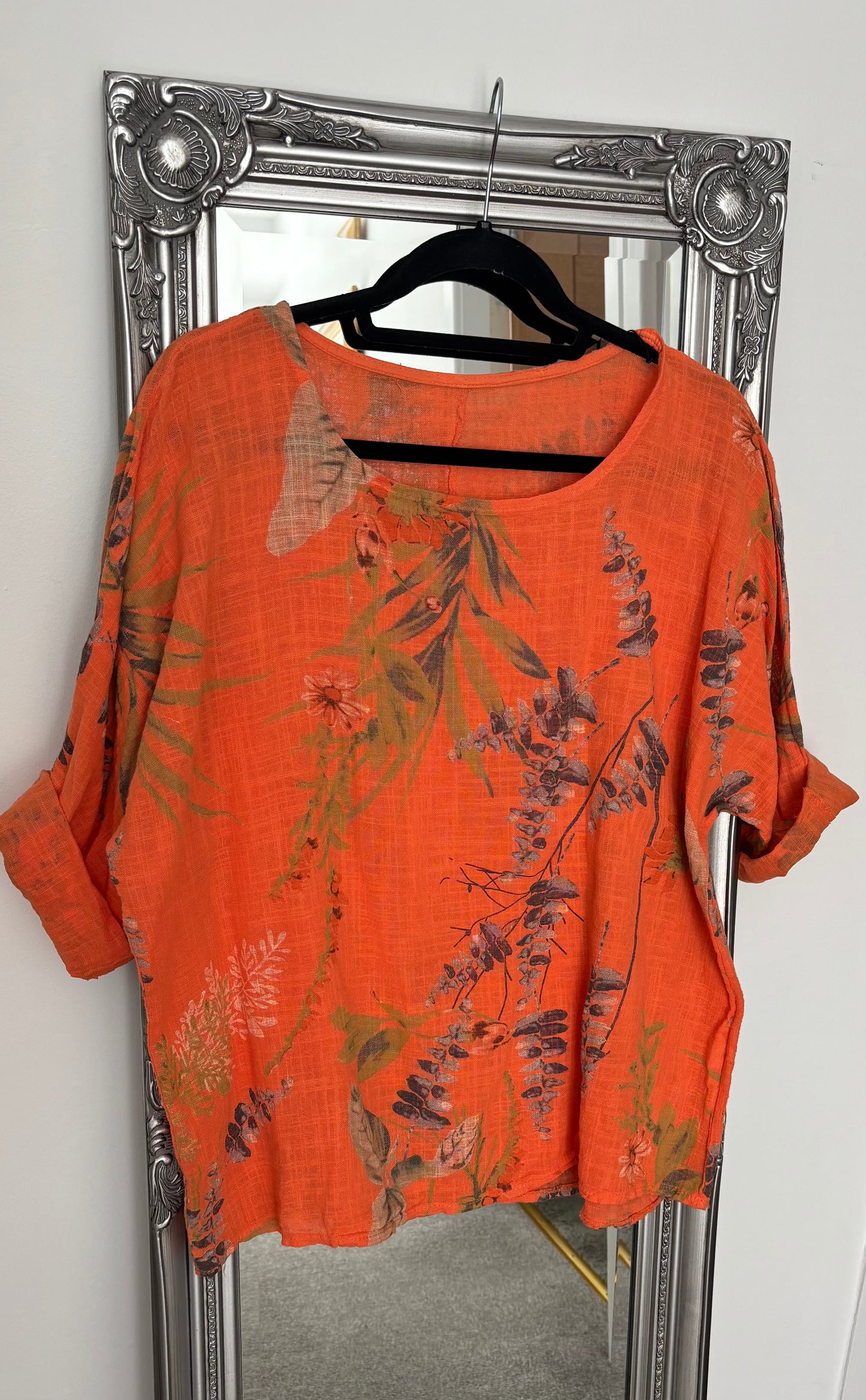 Cotton Wisteria Print Tunic