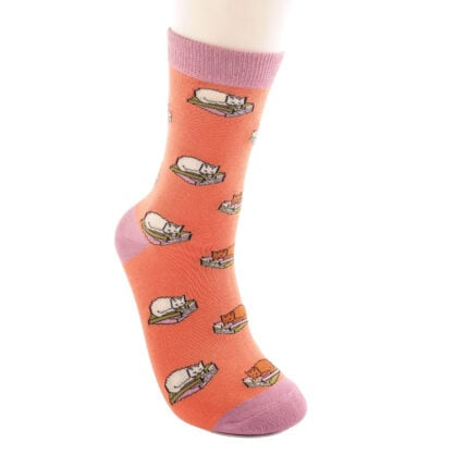 Bamboo Socks For Women - Cat Nap
