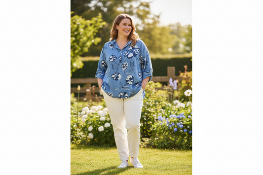 Plus Size Cotton Shirt