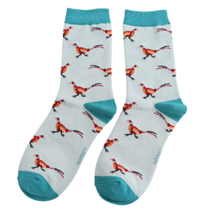Bamboo Socks For Women - Pheasants
