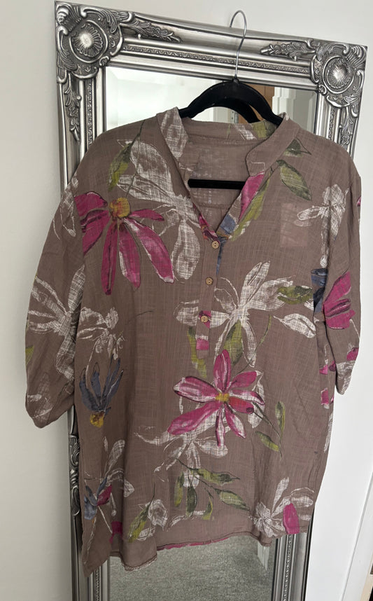 Floral Print Shirt