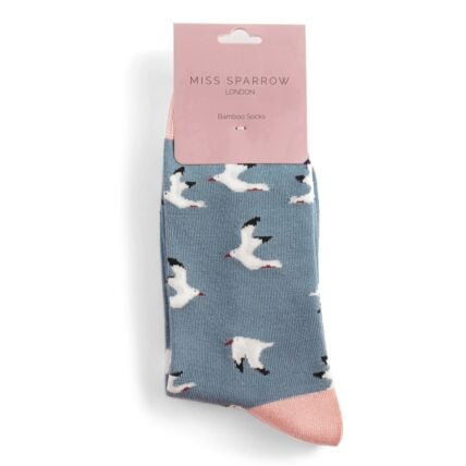 Bamboo Socks For Women - Seagulls