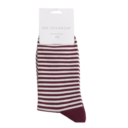 Bamboo Socks For Men - Simple Stripe