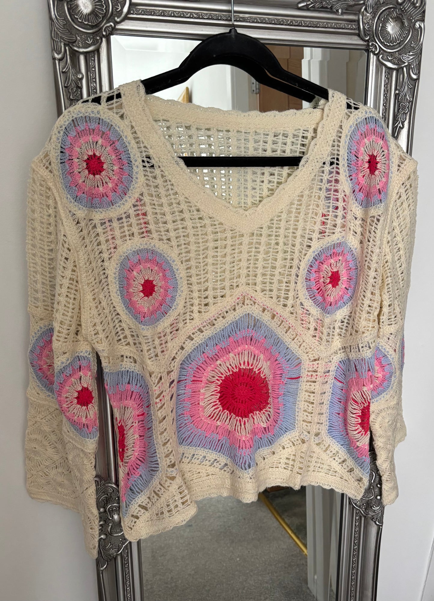 Crochet Effect Jumper