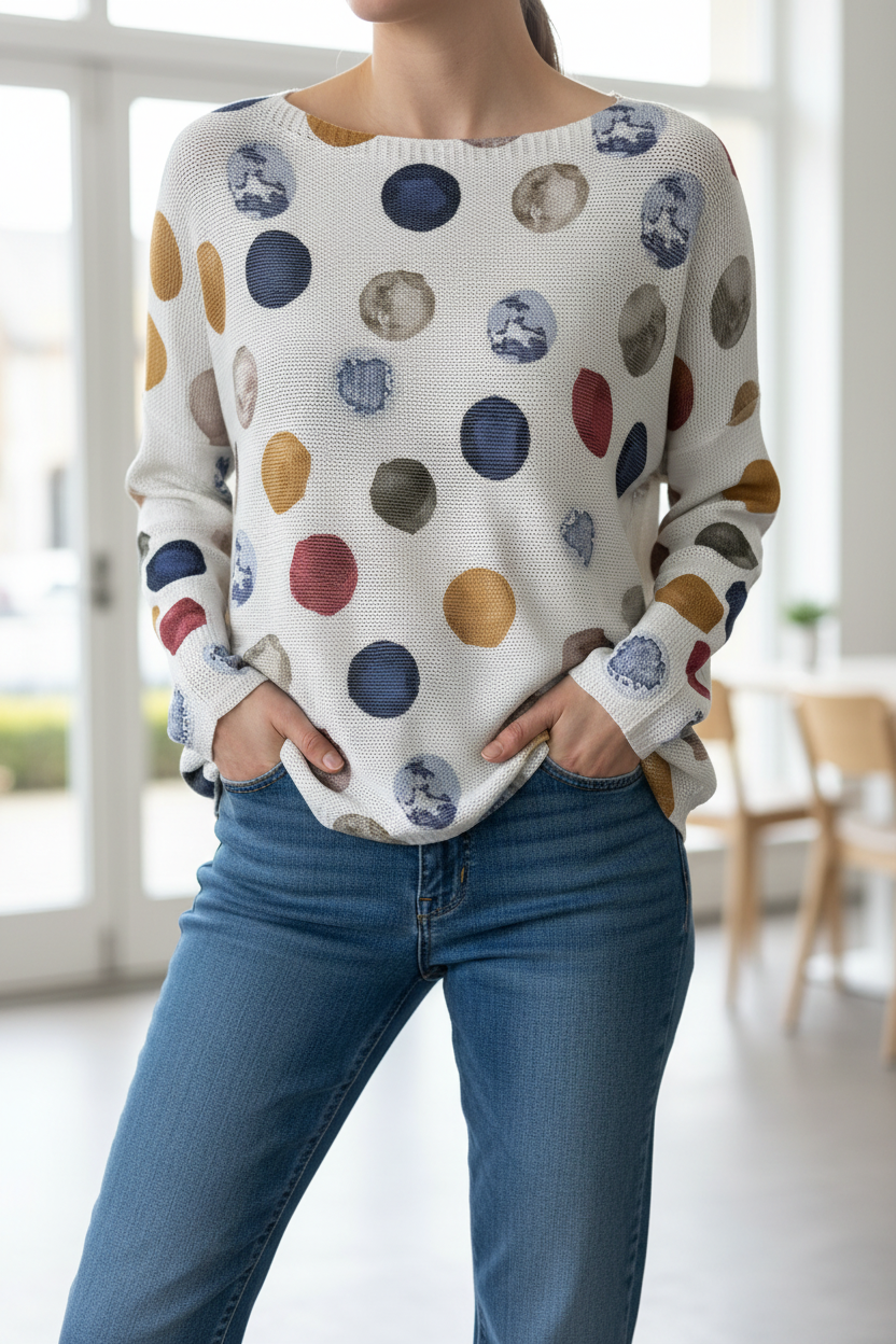 Lightweight Long Sleeve Spot Jumper