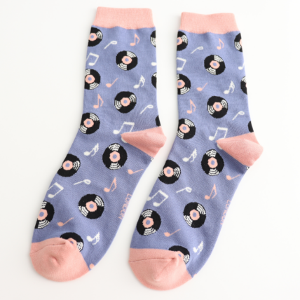 Bamboo Socks For Women - Vinyl Music
