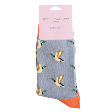 Bamboo Socks For Women - Flying Ducks