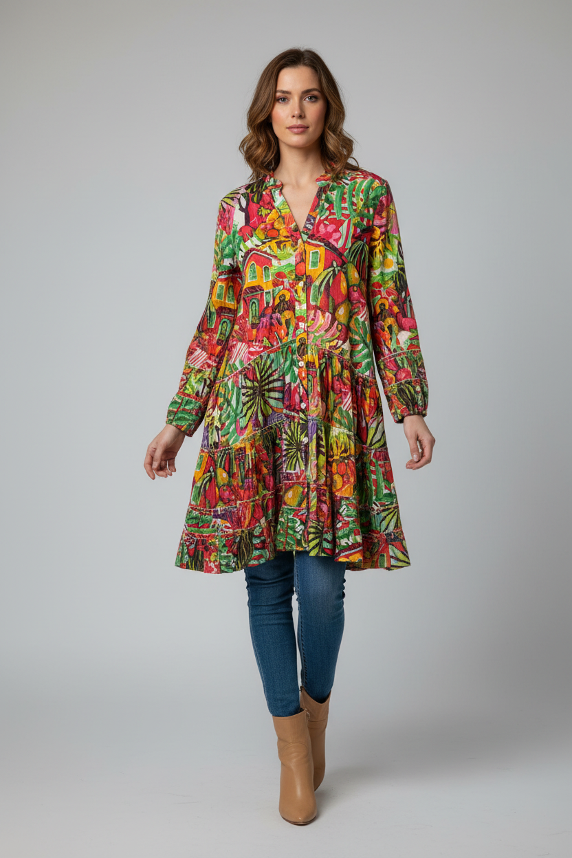 Cotton Boho Tunic/Dress