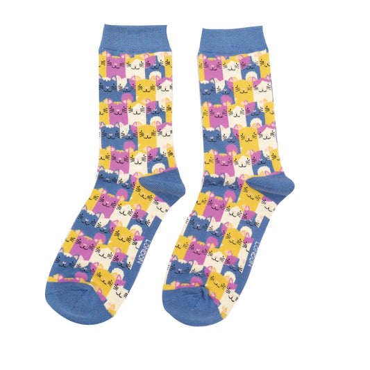 Bamboo Socks For Women - Happy Cats