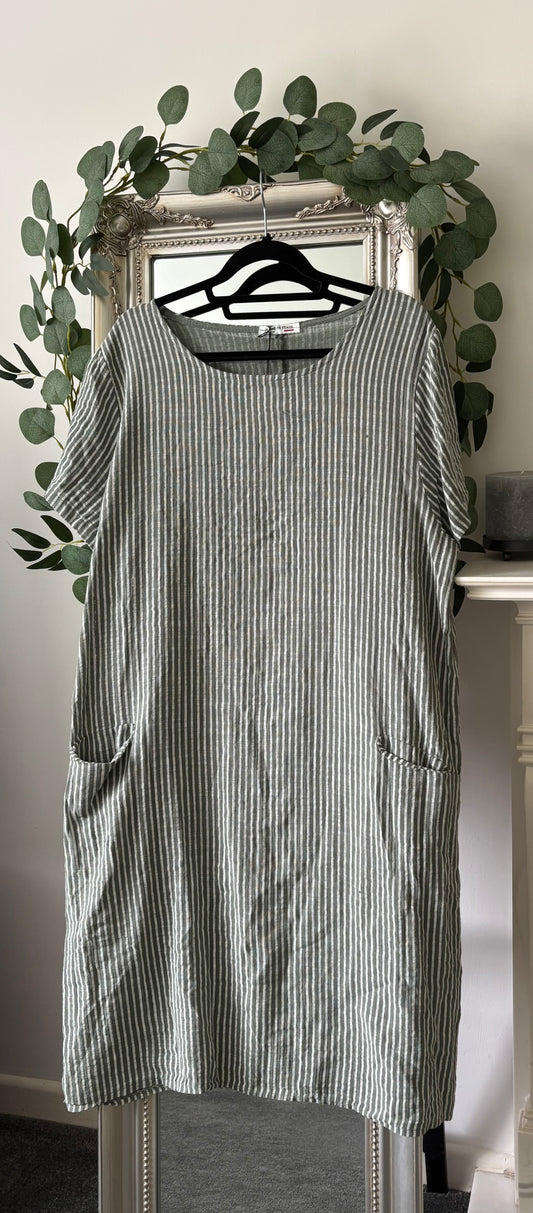 Striped Cotton Dress