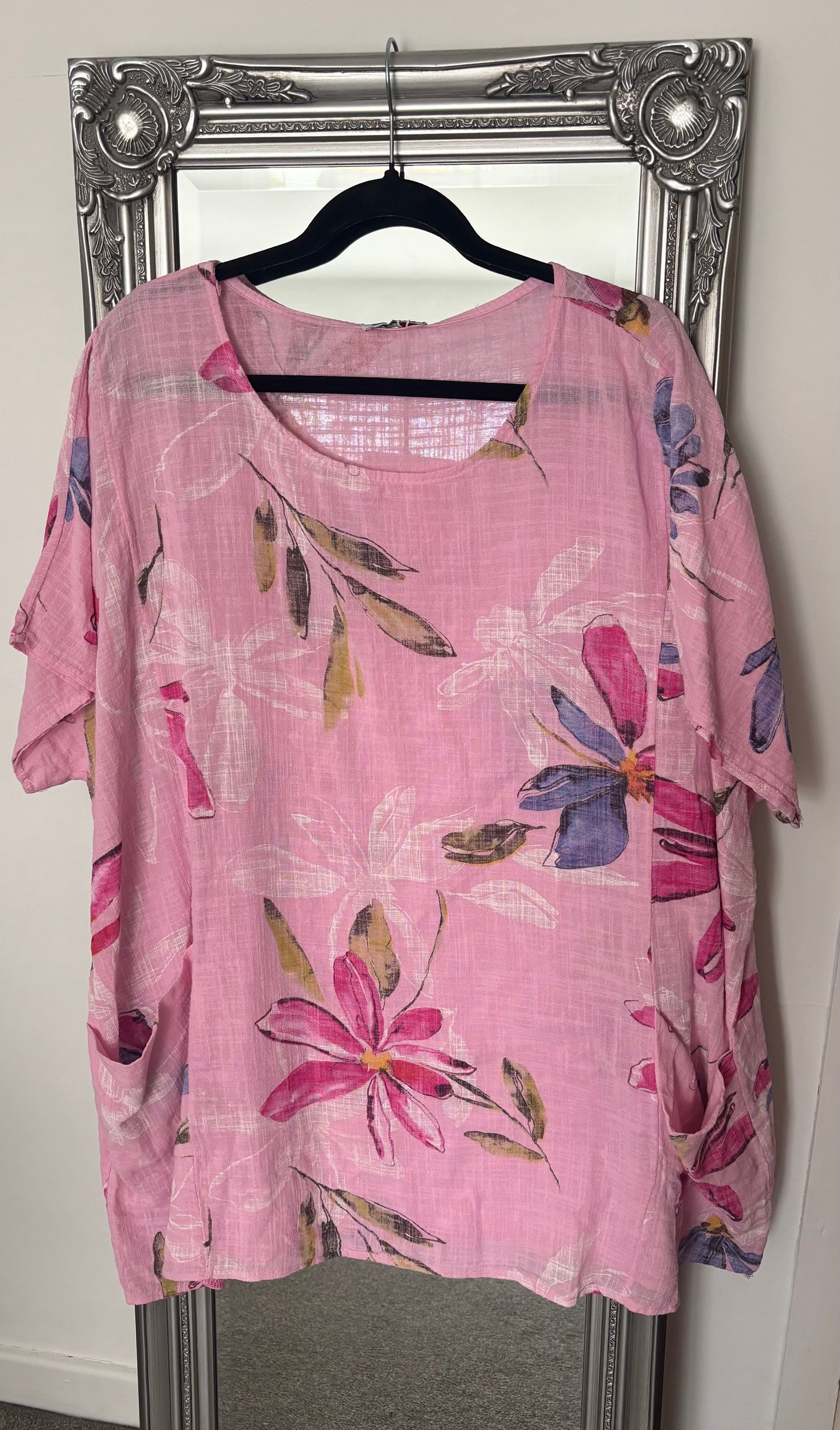 Plus Size Cotton 2 Pocket Tunic