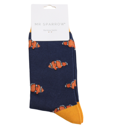 Bamboo Socks For Men - Clownfish