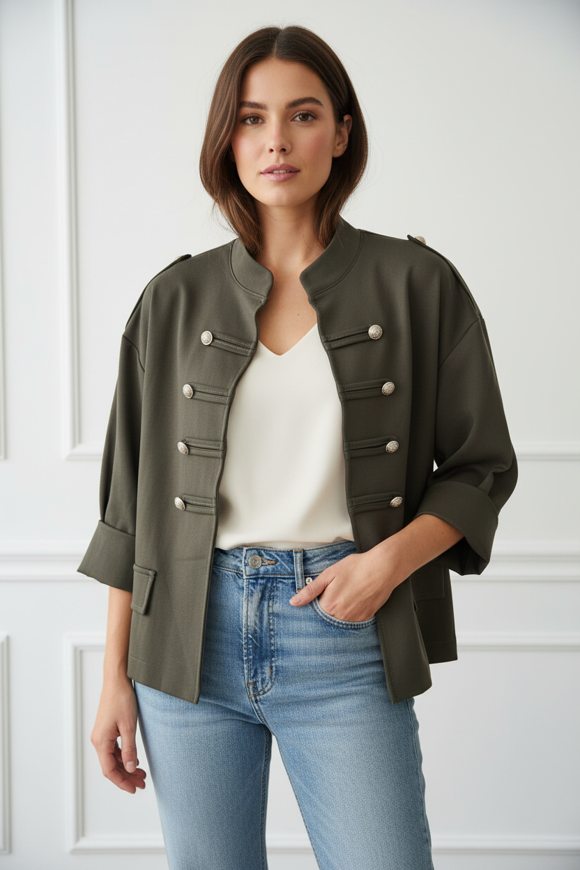 Military Edge to Edge Jacket