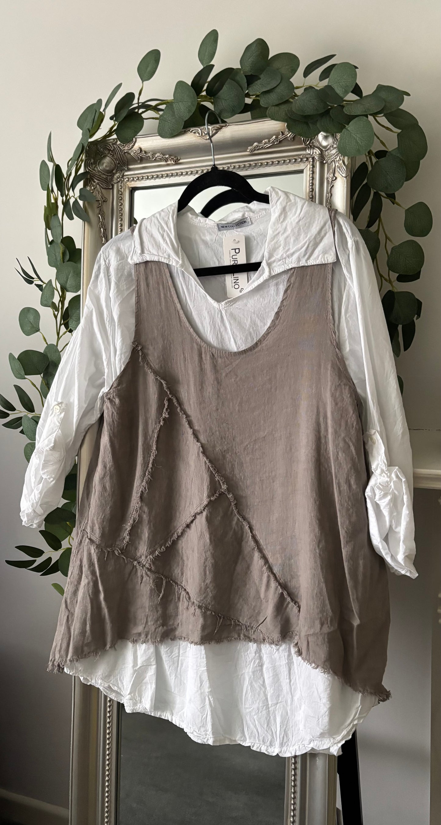 LInen/Cotton 2 Piece Tunic Set