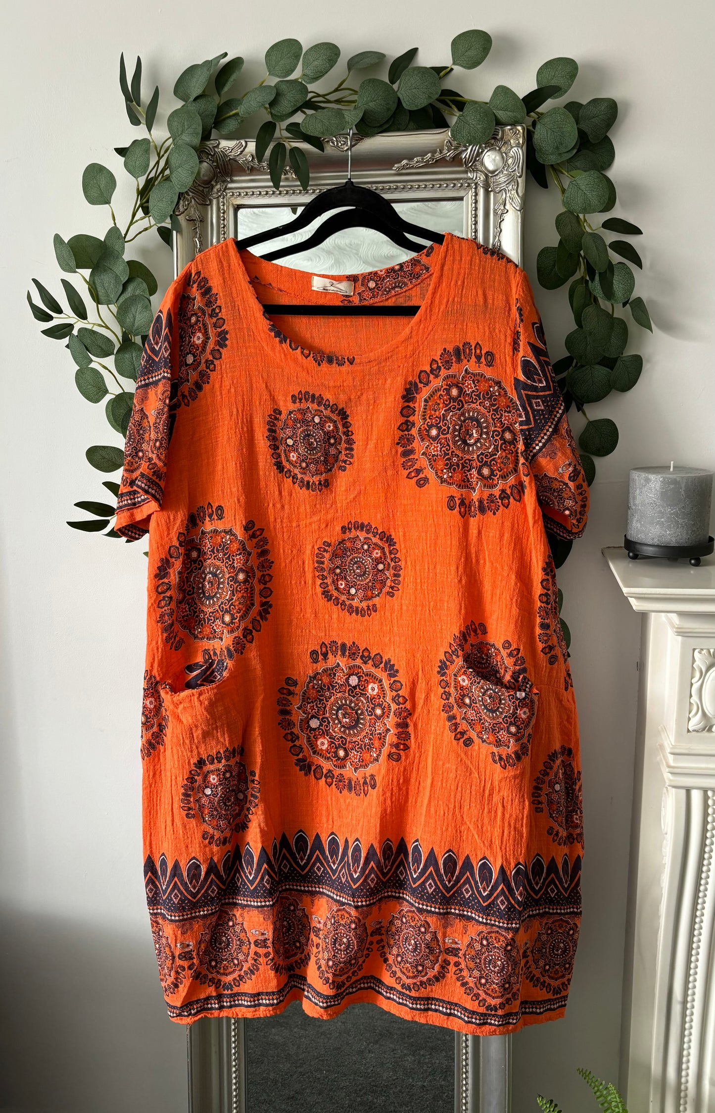 Cotton Print Dress