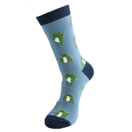 Bamboo Socks For Men - Happy Frogs