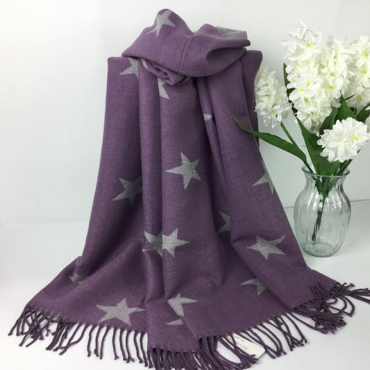 Super Soft Cashmere Blend Reversible Wrap/Pashmina