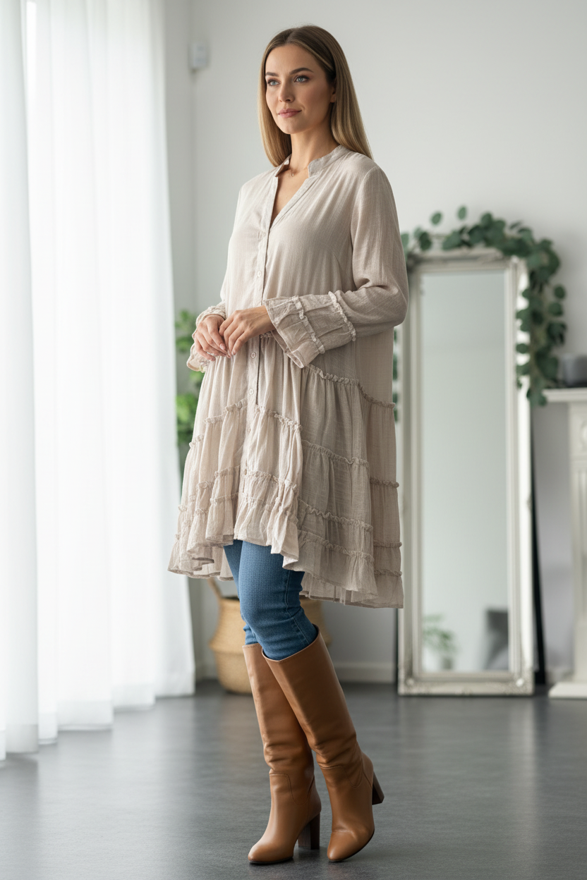 Linen Boho Tunic/Dress