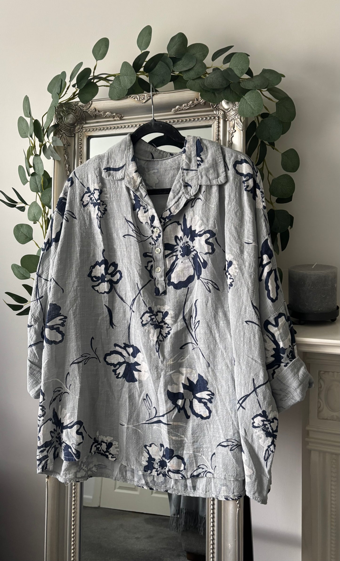 Plus Size Cotton Shirt