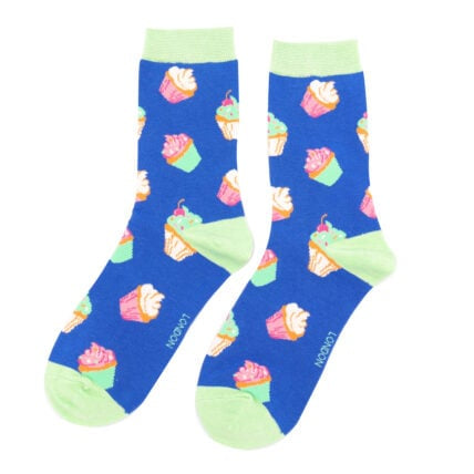 Bamboo Socks For Women - Cupcakes