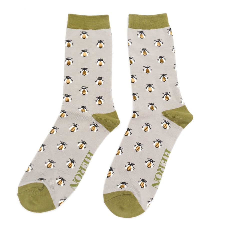 Bamboo Socks For Men - Bees