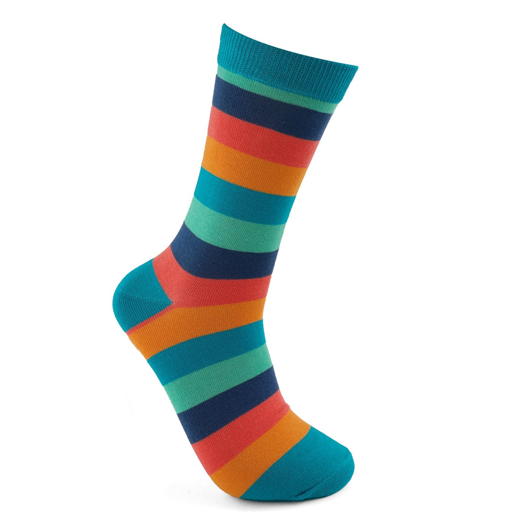 Bamboo Socks For Men - Rainbow Stripes