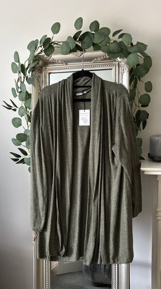 Edge To Edge Fine Knitted Jacket