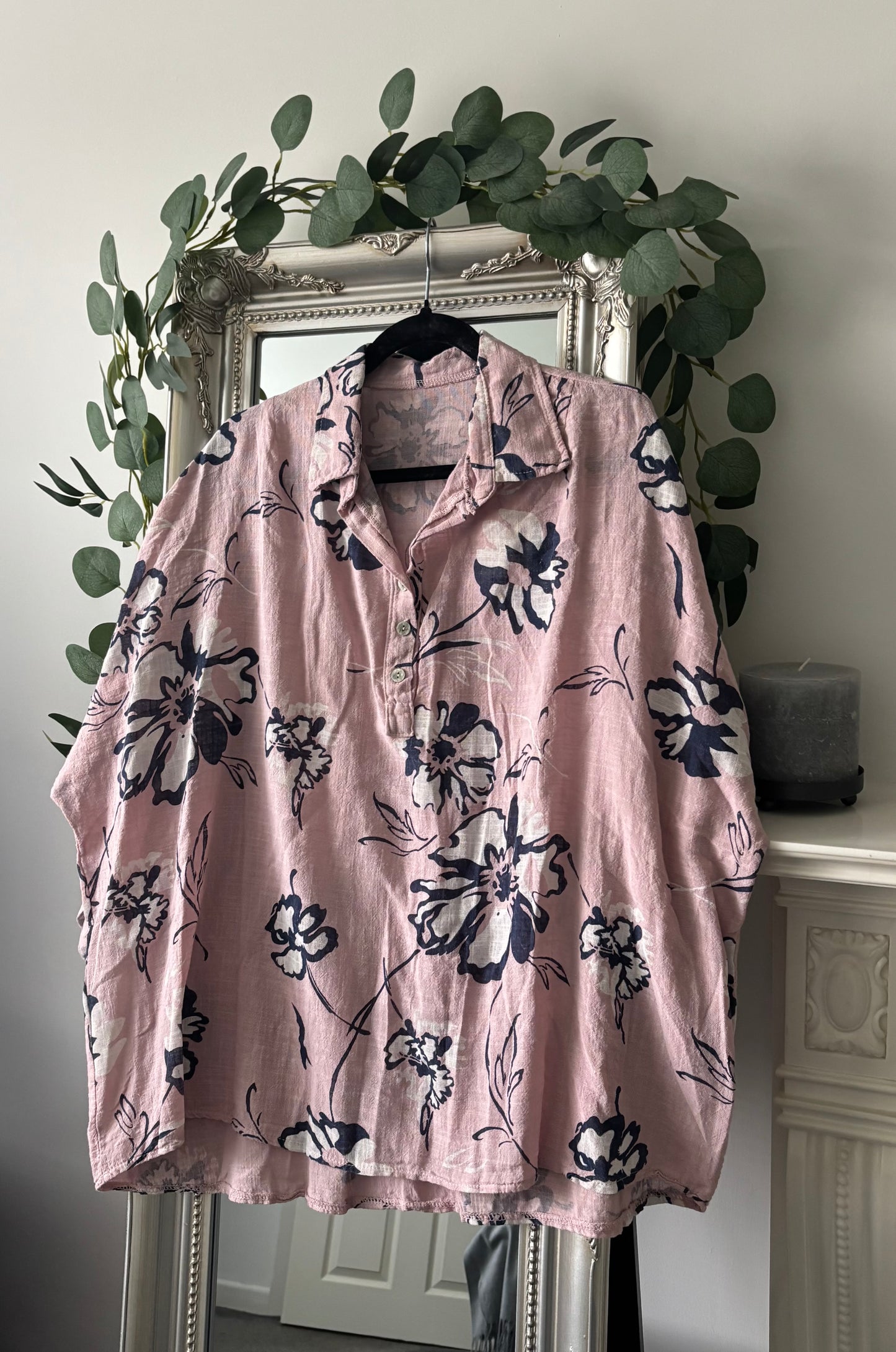 Plus Size Cotton Shirt