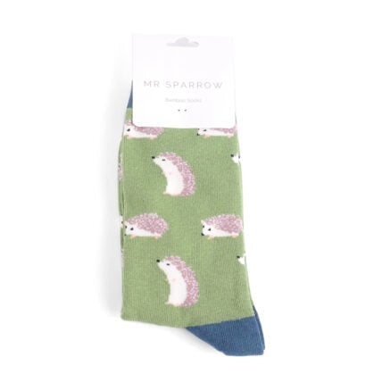 Bamboo Socks For Men - Cute Hedgehogs