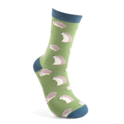 Bamboo Socks For Men - Cute Hedgehogs