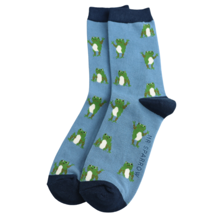 Bamboo Socks For Men - Happy Frogs