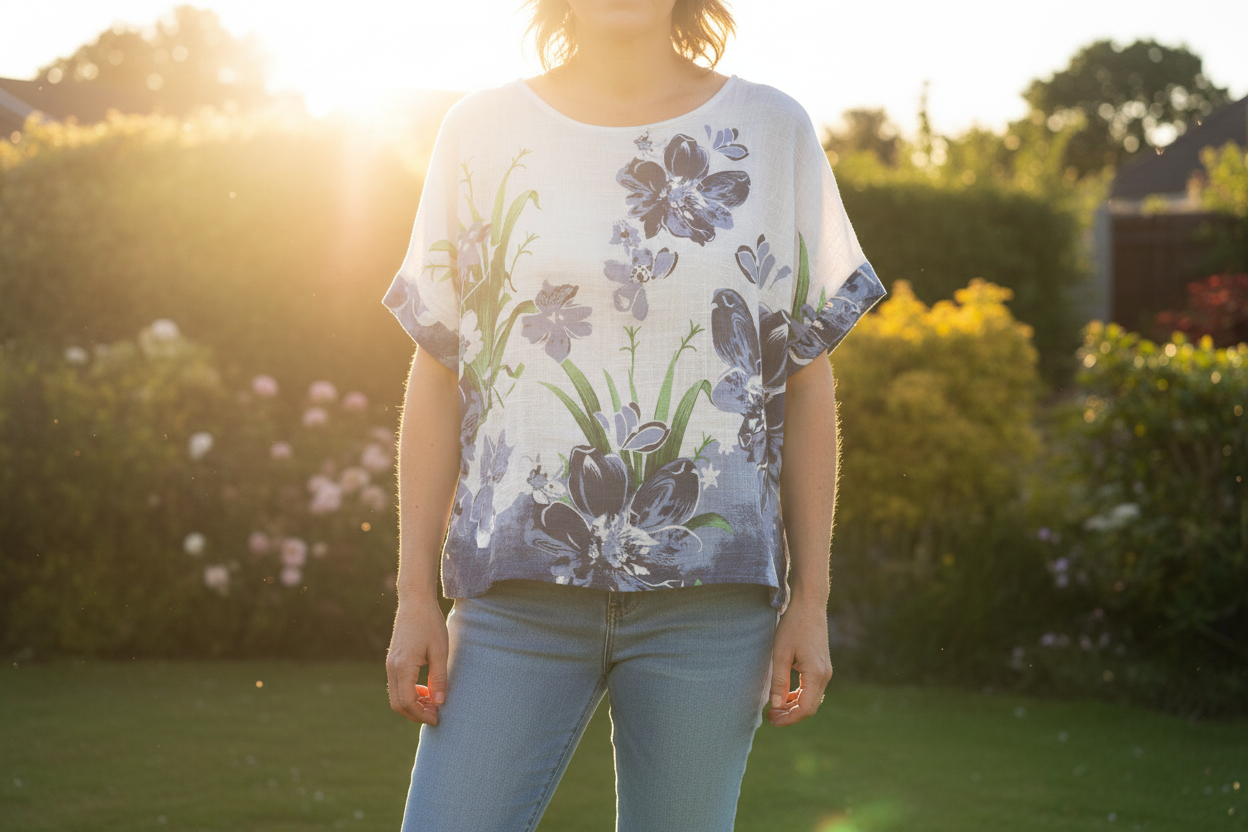 Short Sleeve Cotton Tunic