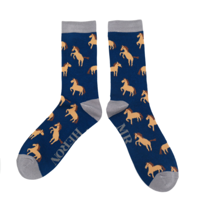 Bamboo Socks For Men - Wild Horses