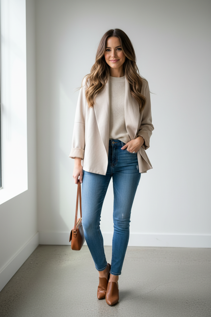 Faux Suede Zip Jacket