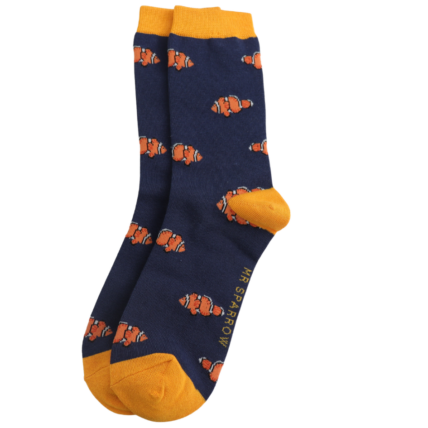 Bamboo Socks For Men - Clownfish
