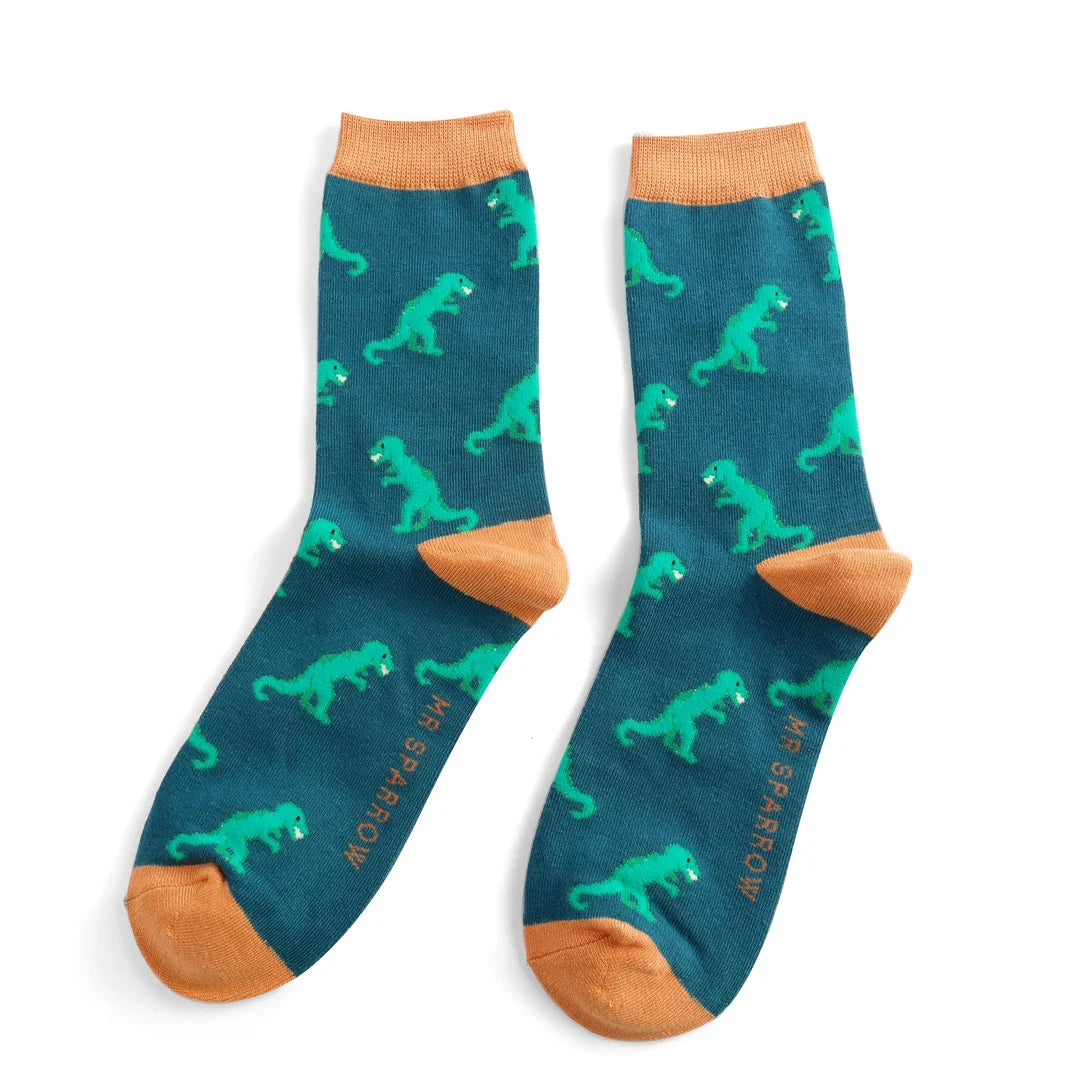 Bamboo Socks For Men - Dinosaurs