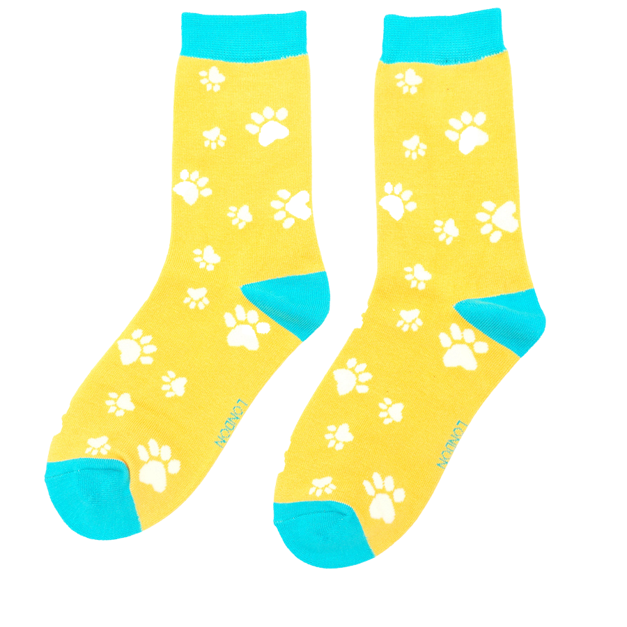 Bamboo Socks for Women - Paw Prints