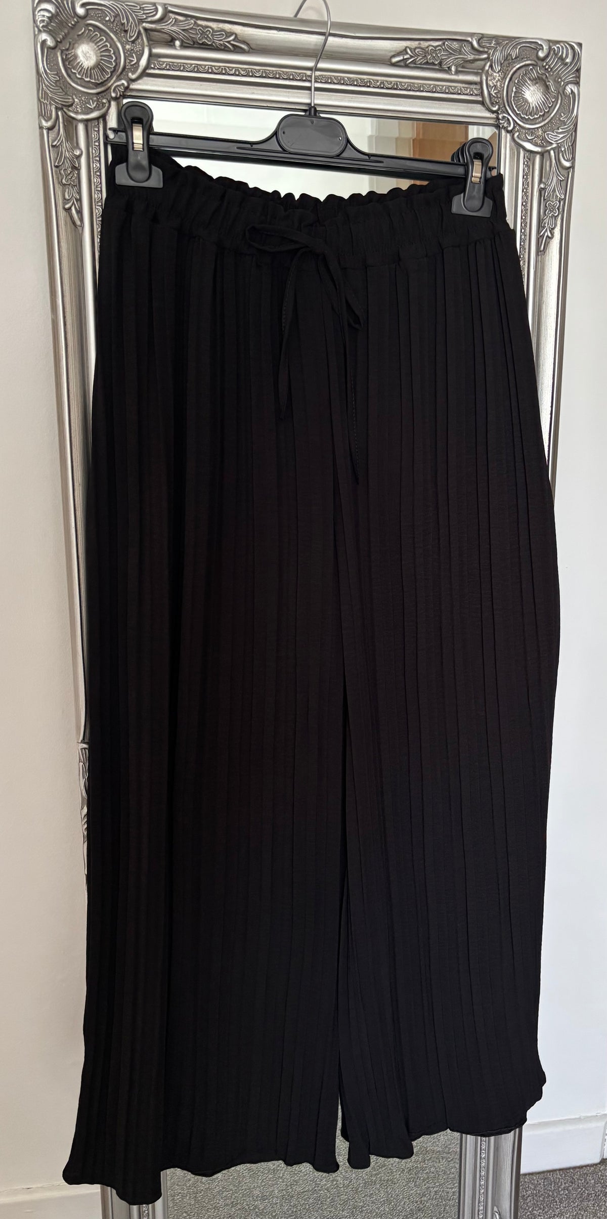 Pleated Palazzo Trousers
