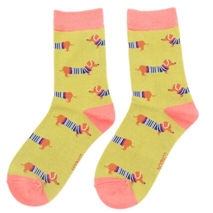 Bamboo Socks For Women - Dachshunds