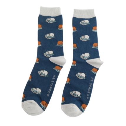 Bamboo Socks For Men - Cat Nap