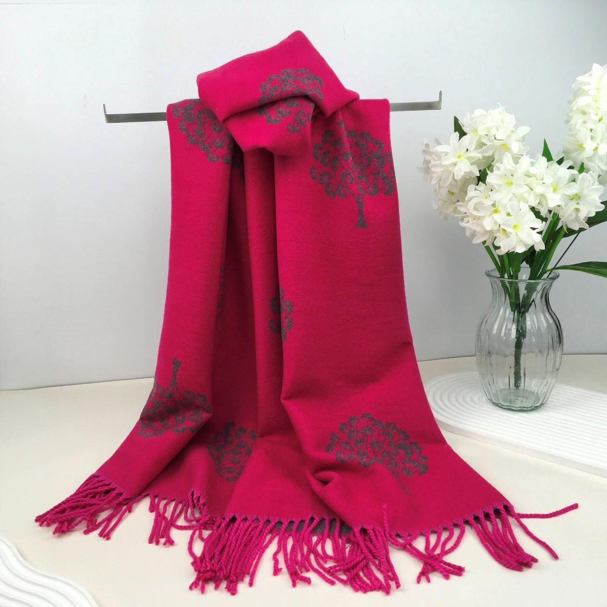 Super Soft Cashmere Blend Reversible Pashmina/Wrap