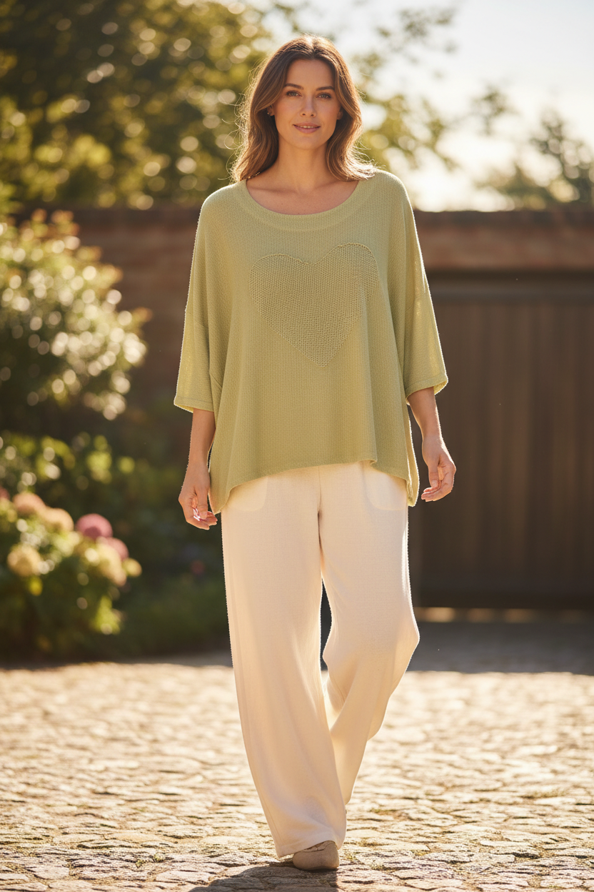 Cotton Heart Tunic