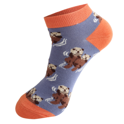 Bamboo Trainer Socks For Women - Otters