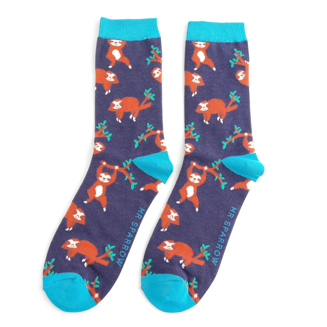 Bamboo Socks For Men - Sloths