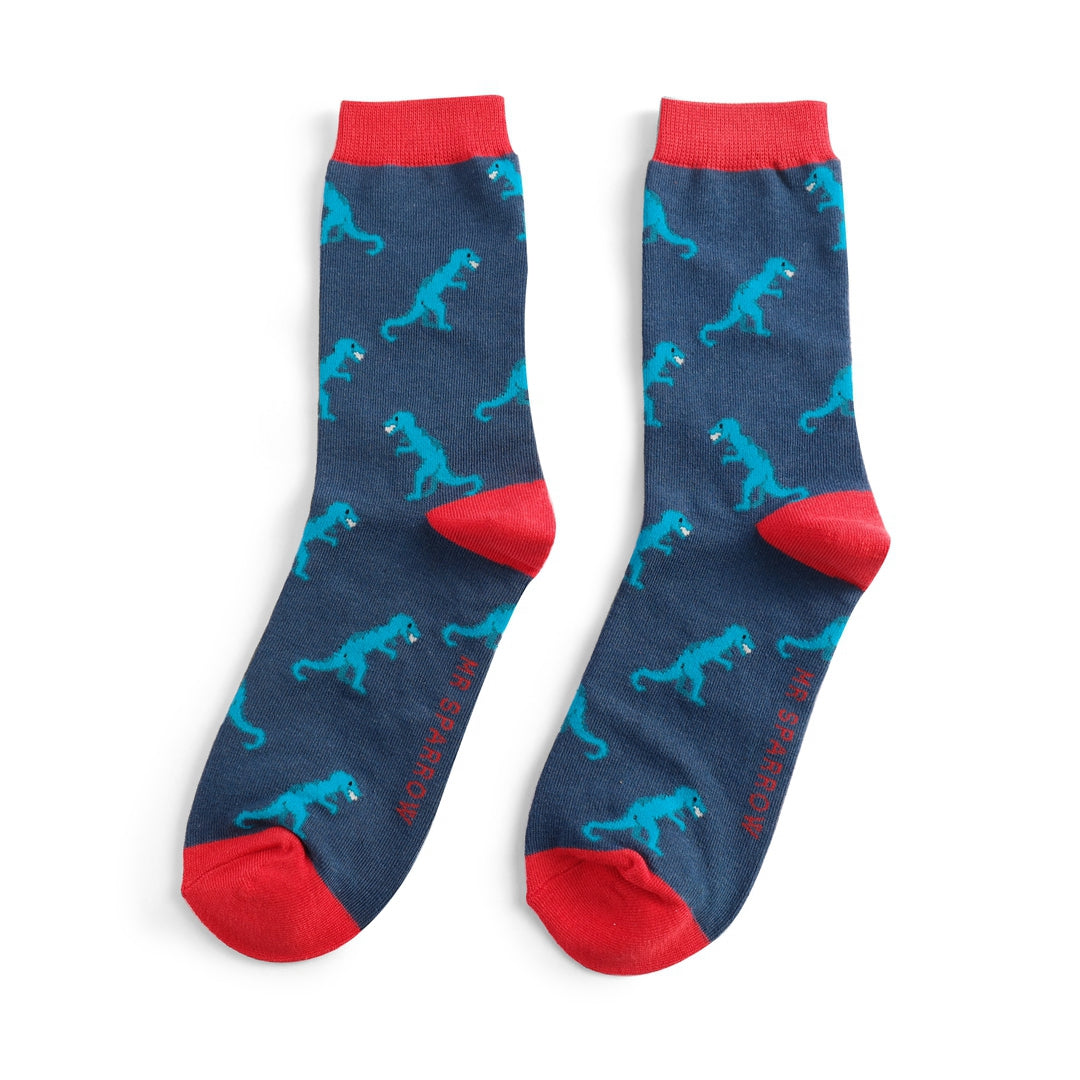 Bamboo Socks For Men - Dinosaurs